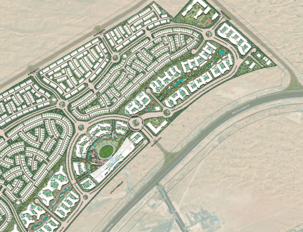 Plan masse illustratif de Sobha Sanctuary