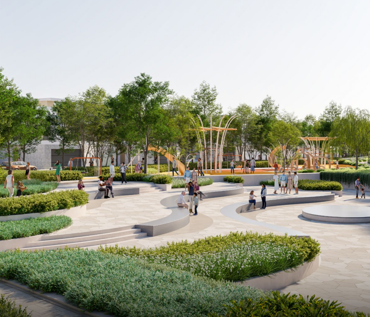 Parc et espaces verts de Sobha Siniya Island