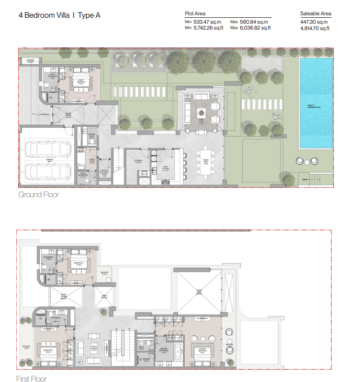 Plan masse de Sobha Siniya Island