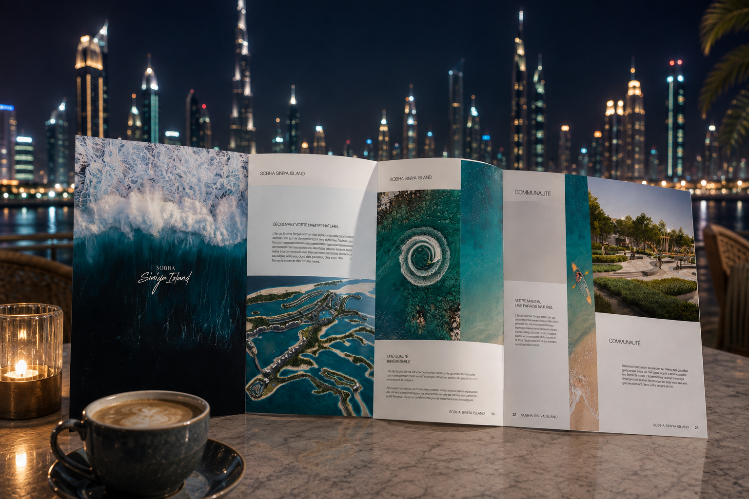 Brochure officielle Sobha Siniya Island en français